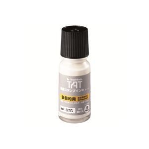 （まとめ）シヤチハタ タートインキ 多目的 STG-1 小瓶 白【×2セット】