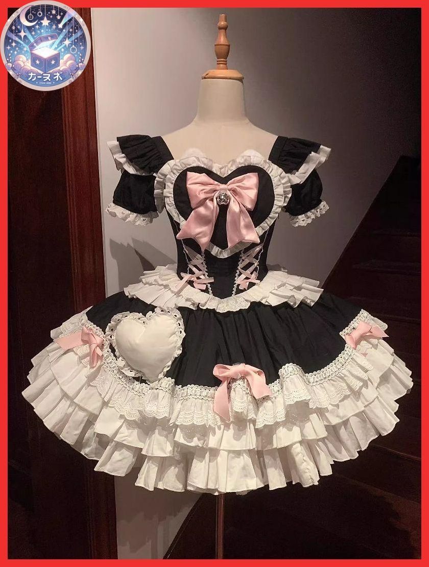 2025 レディースウェア コスプレ ロリータオリジナル 洋服 ワンピース メイド かわいい HF466 学園祭 ステージ 撮影会 自撮り イベント