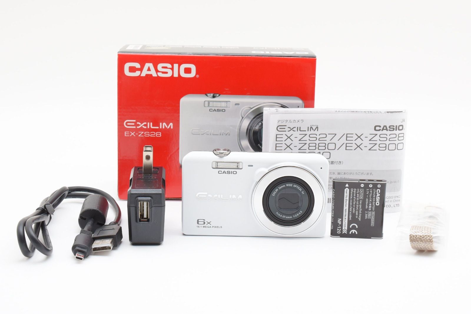 カシオ Casio EX ZS 28 コンパクトデジタルカメラ
