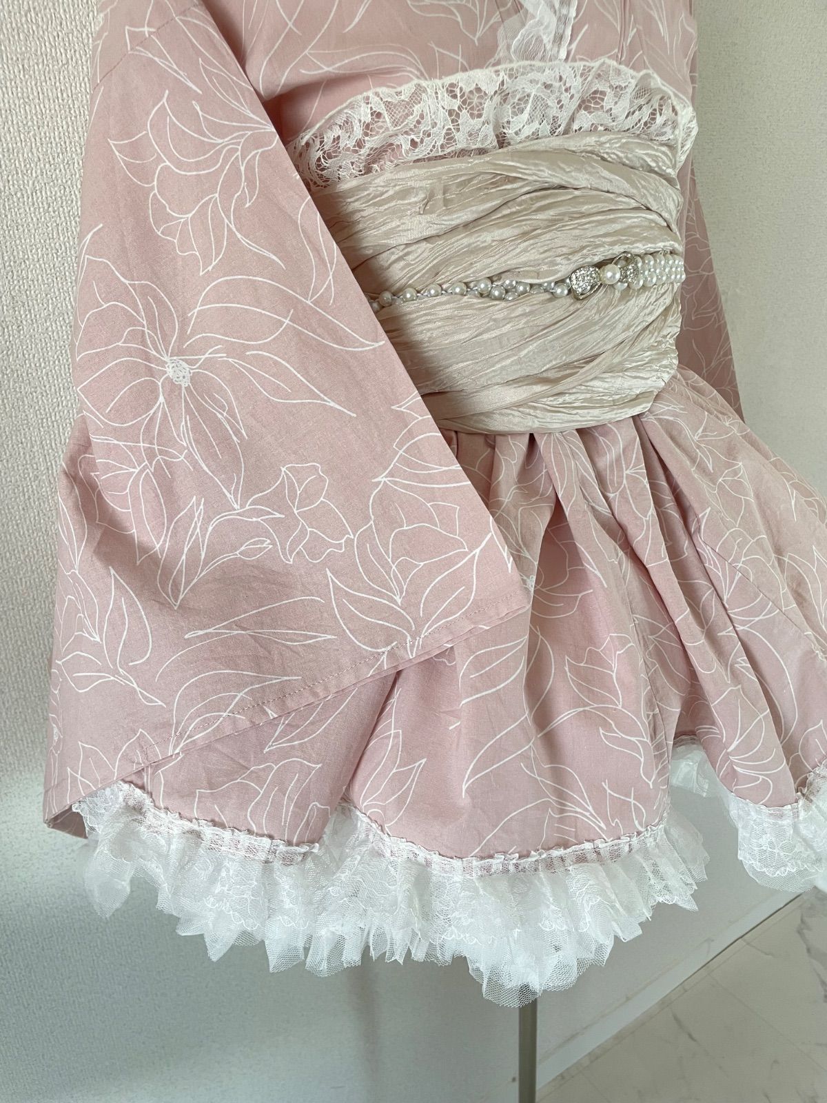 DearMyLove夢展望＊くまストロベリーの浴衣・帯セット ロリータ 量産型