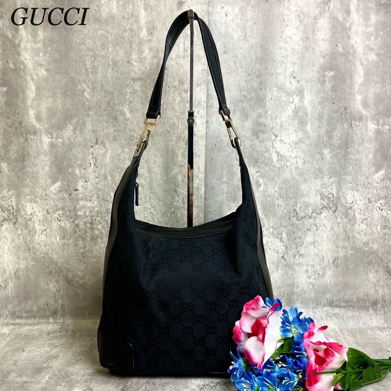 ✨良品✨ GUCCI グッチ ワンショルダーバッグ トートバッグ GG柄 ロゴ  