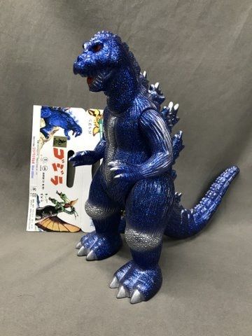 マルサン 世紀の大怪獣 ゴジラ1964 Blue Glitter - メルカリ