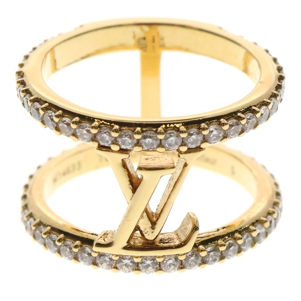 ✨極美品✨ルイヴィトン リング LVアイコニック ストラス シルバー