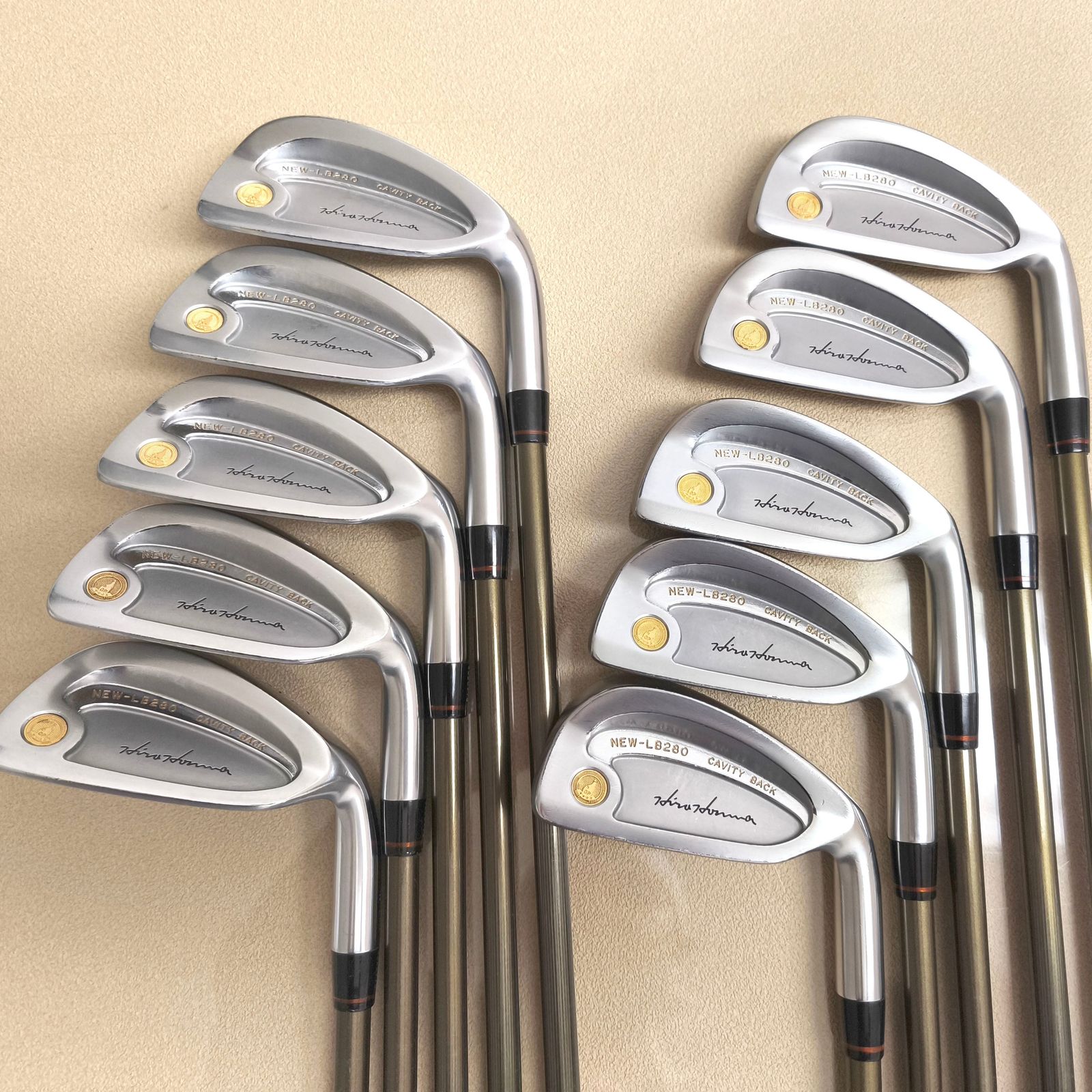 本間ゴルフ・HONMA(ホンマ)・NEW LB-280・アイアン・4星・金モグラ・10