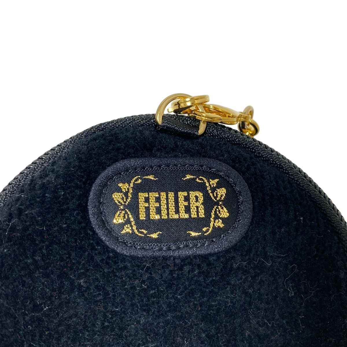 新品　FEILER フェイラー　ハイジ　キーリング 黒 新品 FEILER フェイラー ハイジ キーリング 黒
