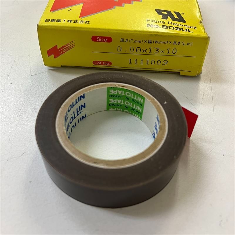 ■日東 ふっ素樹脂粘着テープ ニトフロン粘着テープ No.903UL 0.23mm×100mm×10m 903X23X100(2144697) □日東 ふっ素樹脂粘着テープ ニトフロン粘着テープ No.903UL 0.18mm