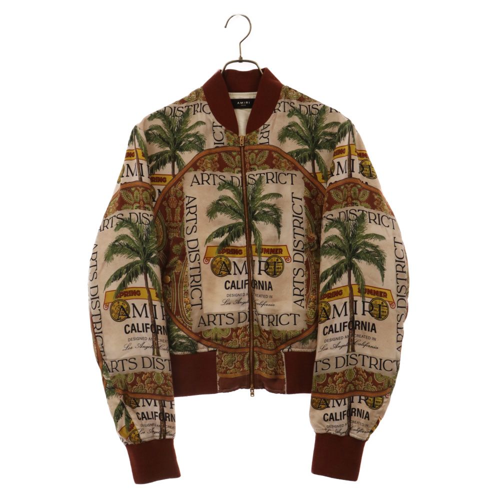 AMIRIアミリのシルクボンバージャケット - スカジャン
