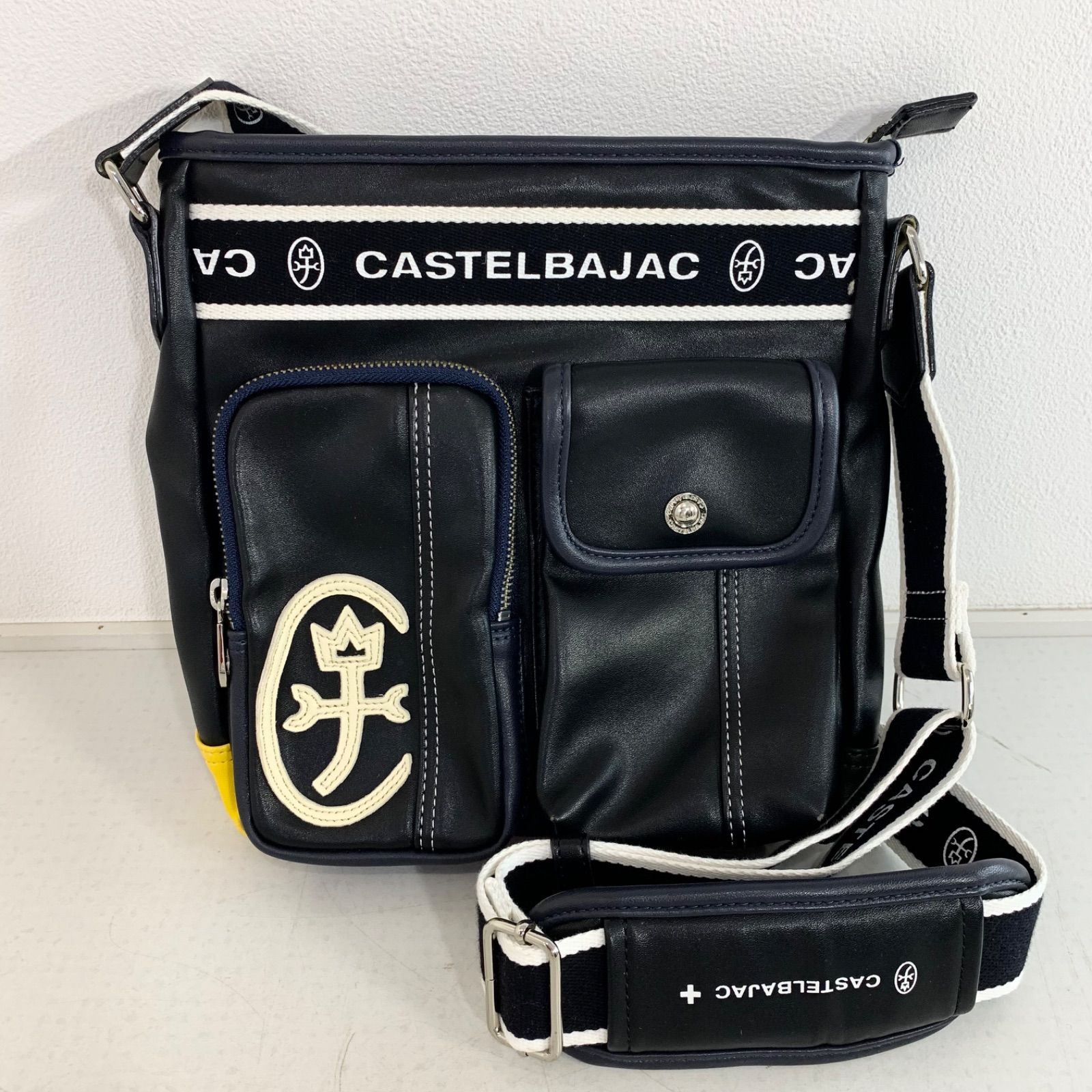 カステルバジャック バッグ タテ型 ショルダーバッグ ドミネ CASTELBAJAC メンズ レディース ブランド レザー