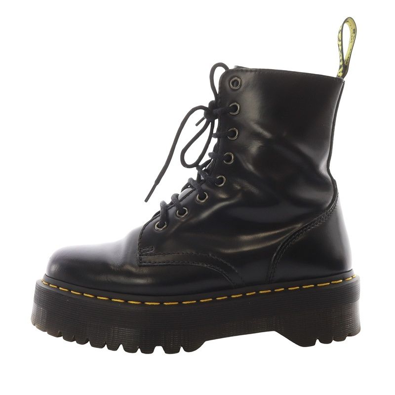 ドクターマーチン 8ホール uk6 黒ブラック ショートブーツ And A