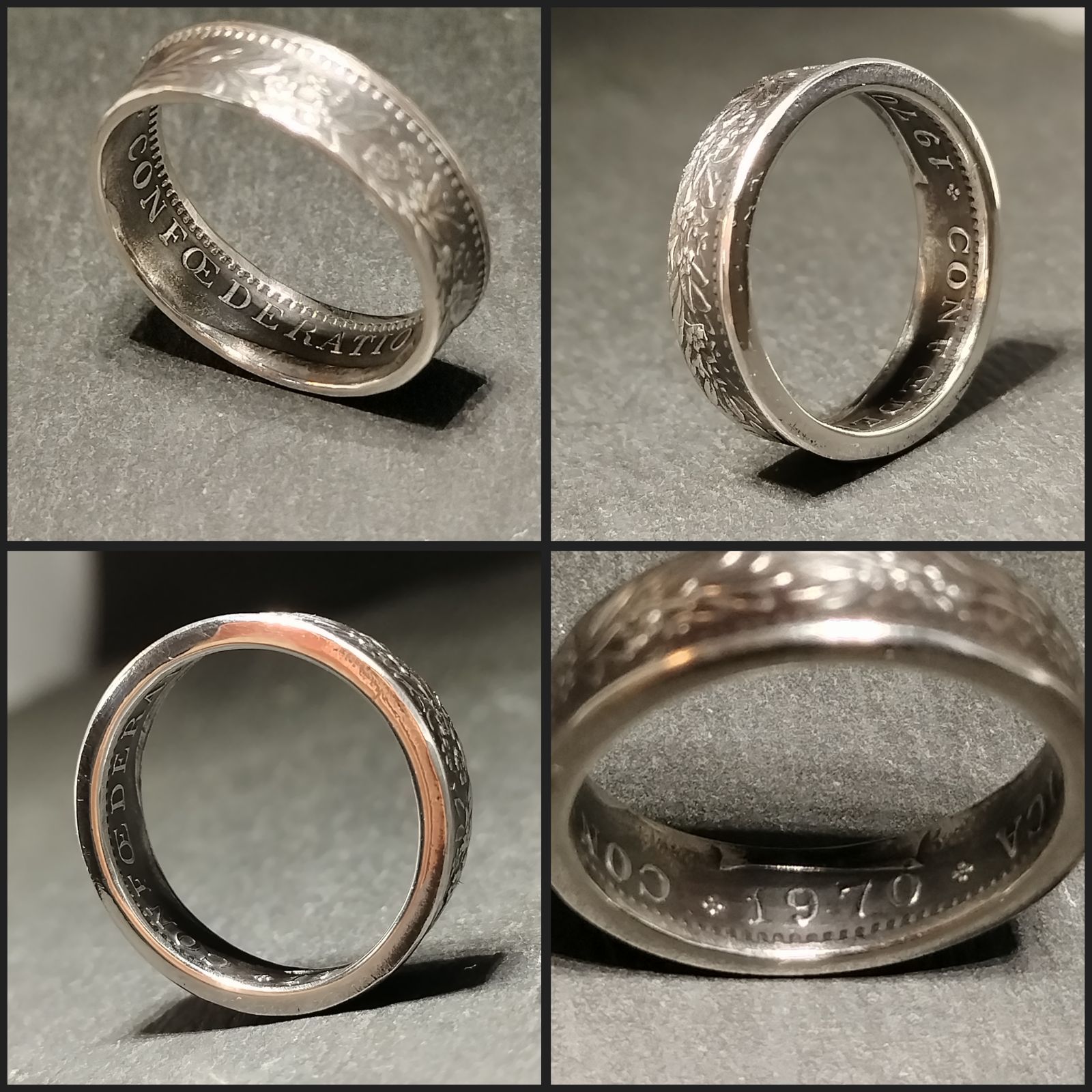 オーダーメイドリング受付中』🇨🇭スイス連邦20ラッペン白銅貨 コインリング - メルカリ