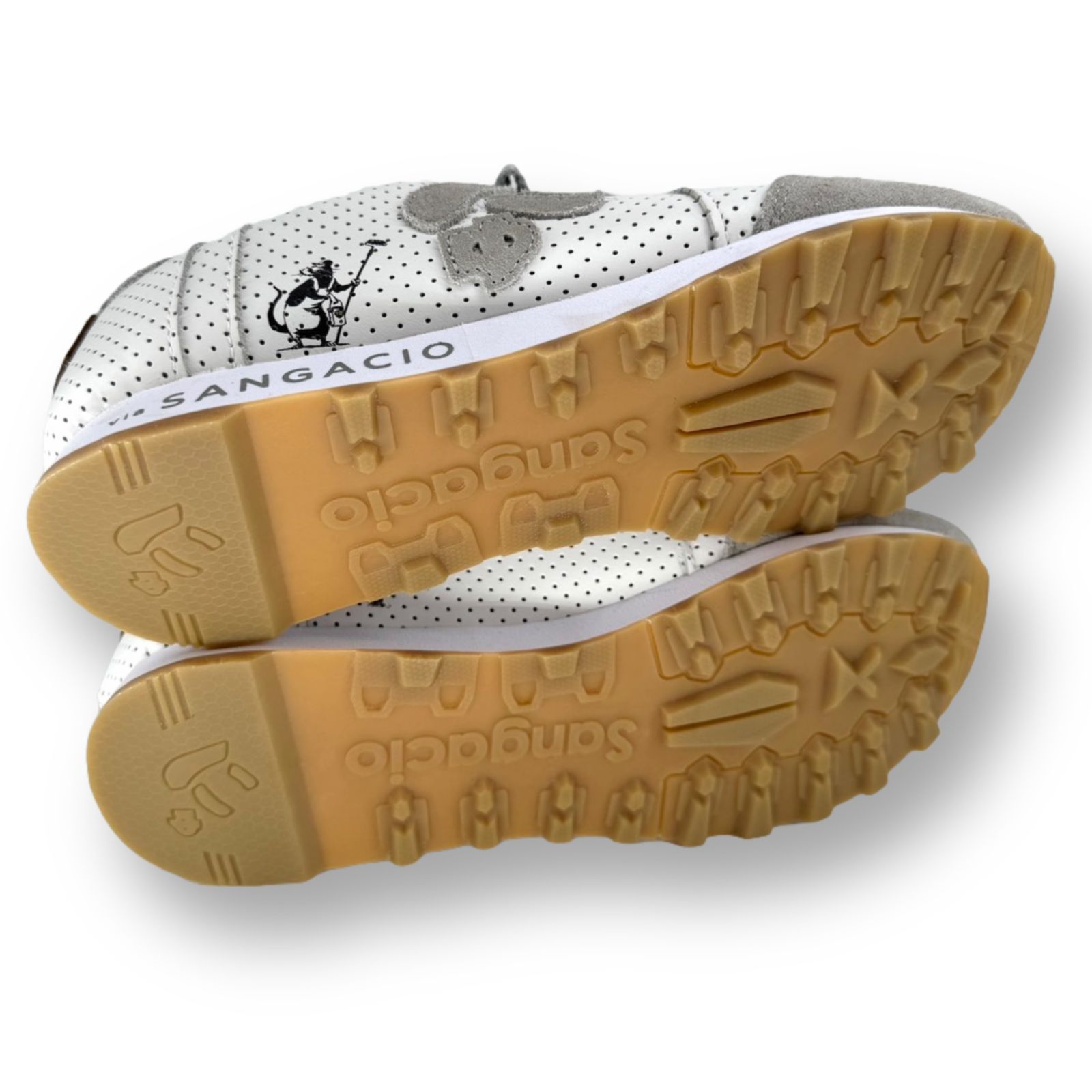 美品 SANGACLO × バンクシーコラボ にゅ スニーカー 25cm にゅ～ず