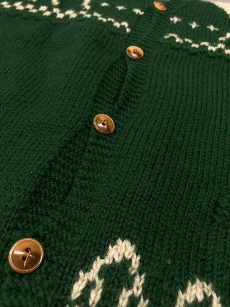 ダブルアールエル　カウチンベスト　トナカイ　三つ星タグ　ノルディック柄 ダブルアールエル RRL 90s WOOL VEST ウール ベスト カウチン