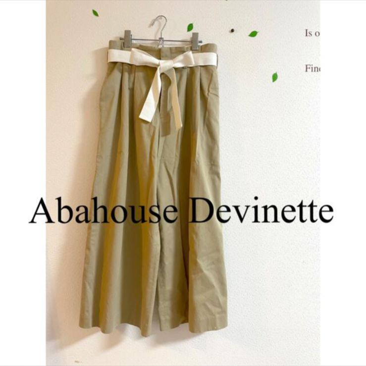 ☆Abahouse Devinette☆アバハウス ドゥヴィネット ワイドパンツ 