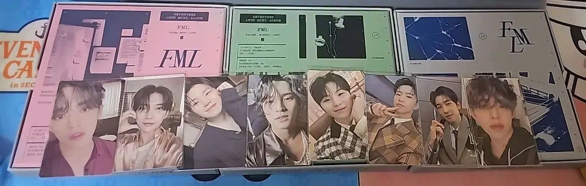 SEVENTEEN(セブンティーン・セブチ) fml 開封アルバム トレカ
