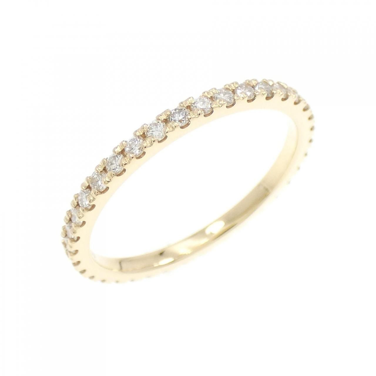 リメイク】K18YG フルエタニティ ダイヤモンド リング 0.352CT