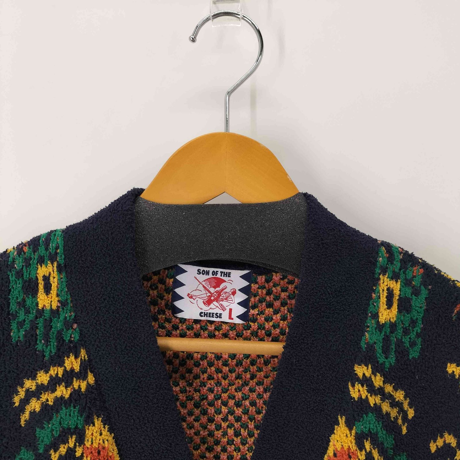 入手困難 son of the cheese wallpaper knit SON OF THE CHEESE