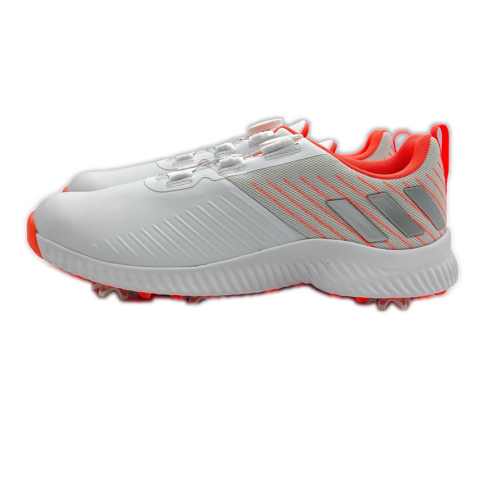 アディダスゴルフ adidas GOLF ゴルフシューズ 24 5 cm ホワイト オレンジ レスポンス バウンス ボア EF 2012