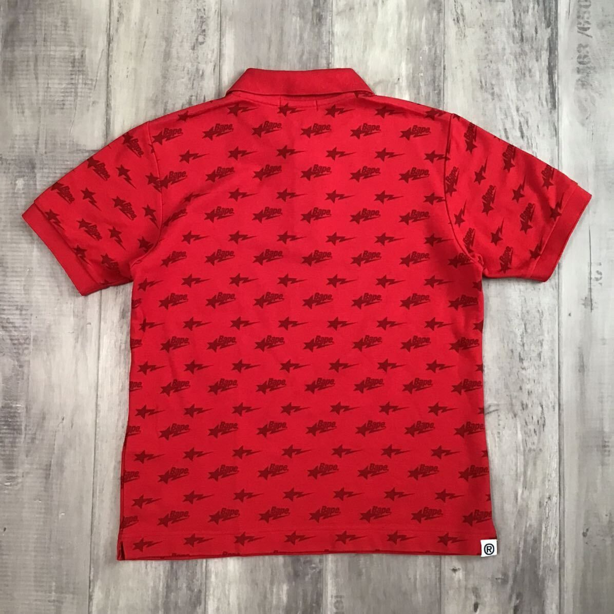 A BATHING APE アベイシングエイプ スター 星 ポロシャツ