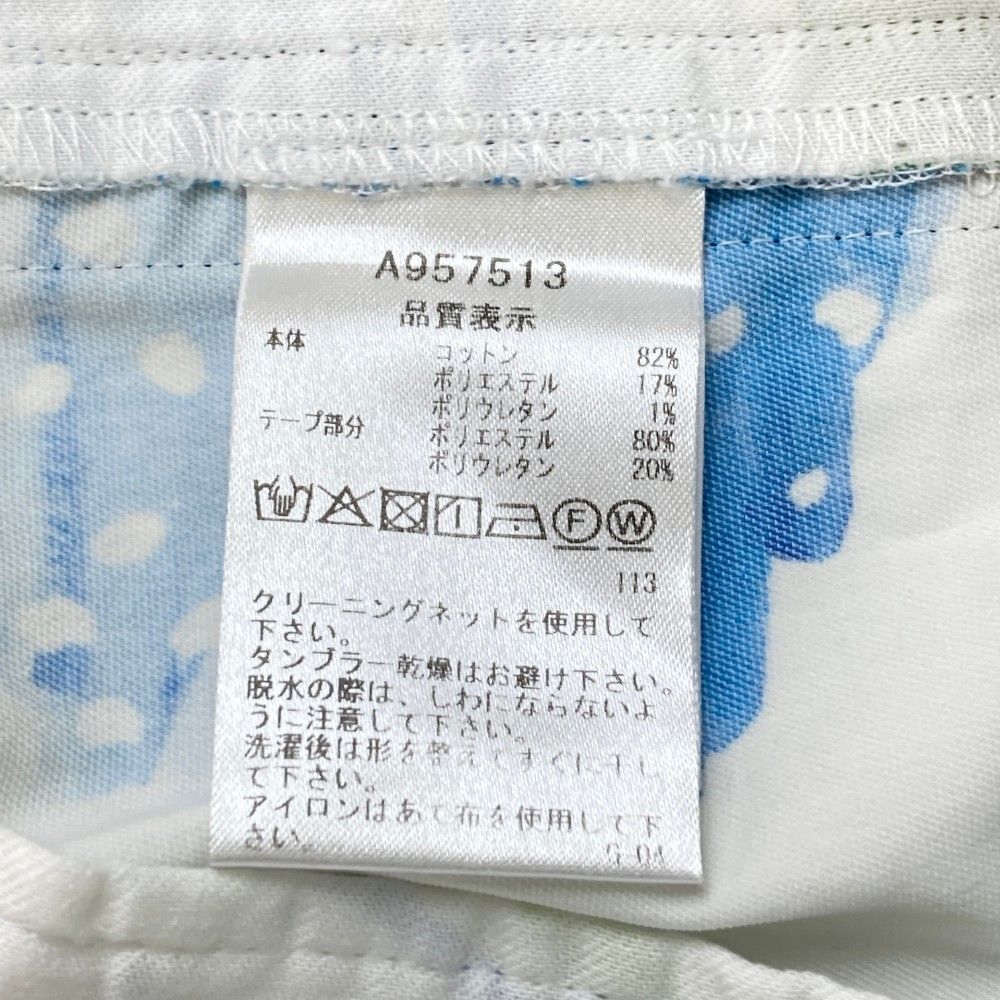 サイズ：38 ARCHIVIO アルチビオ ショートパンツ 総柄 ホワイト