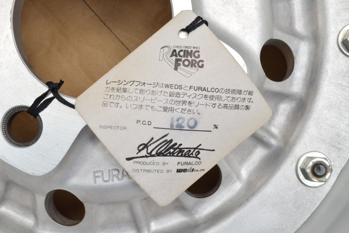 希少 3ピース 鍛造 美品】WEDS RACING FORG レーシングフォージ 14in 