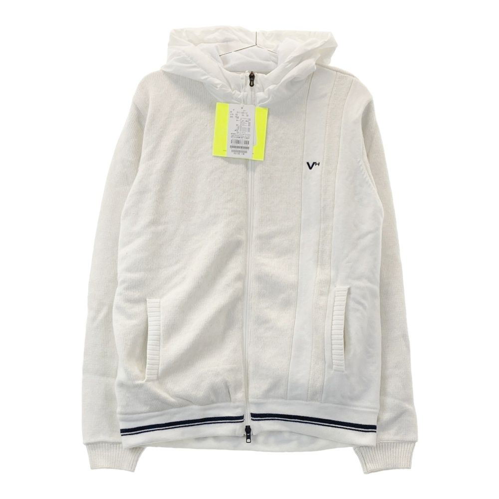 サイズ 50 VIVA HEART ビバハート フード付 中綿切替 ニットジャケット ホワイト系 240101528682 ゴルフウェア メンズ ストスト