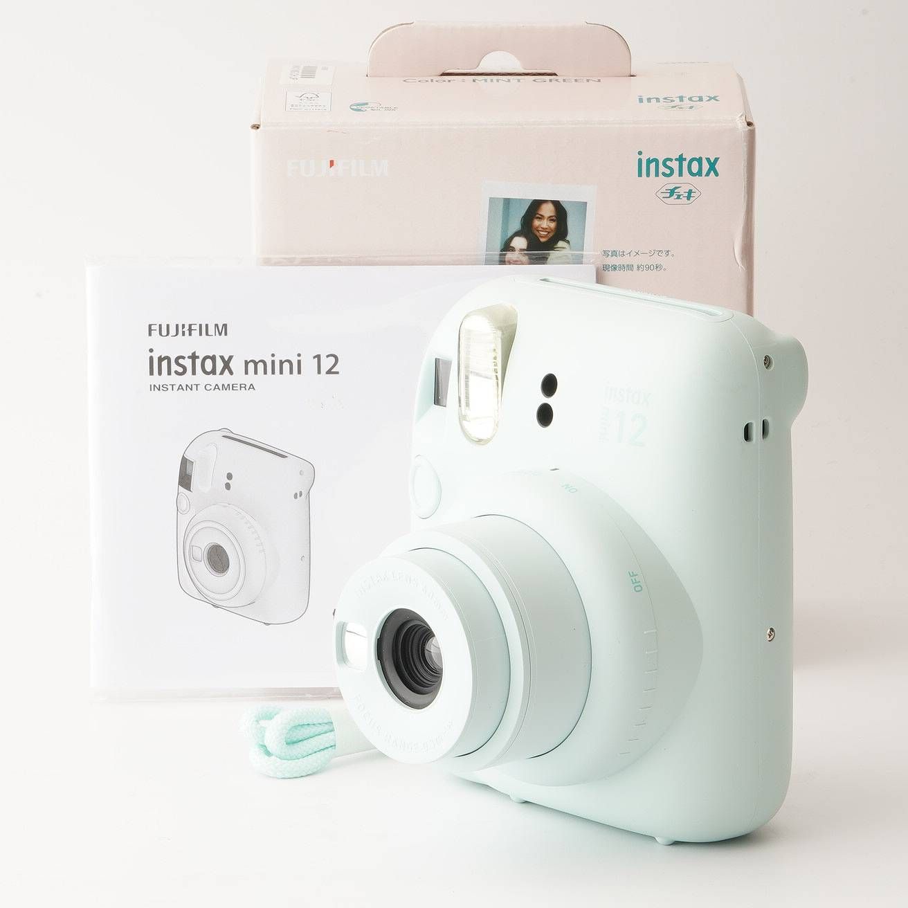 富士フイルム Fujifilm チェキ instax 公式 mini 12 ミントグリーン 富士フイルム Fujifilm チェキ instax 公式 mini 12 ミントグリーン