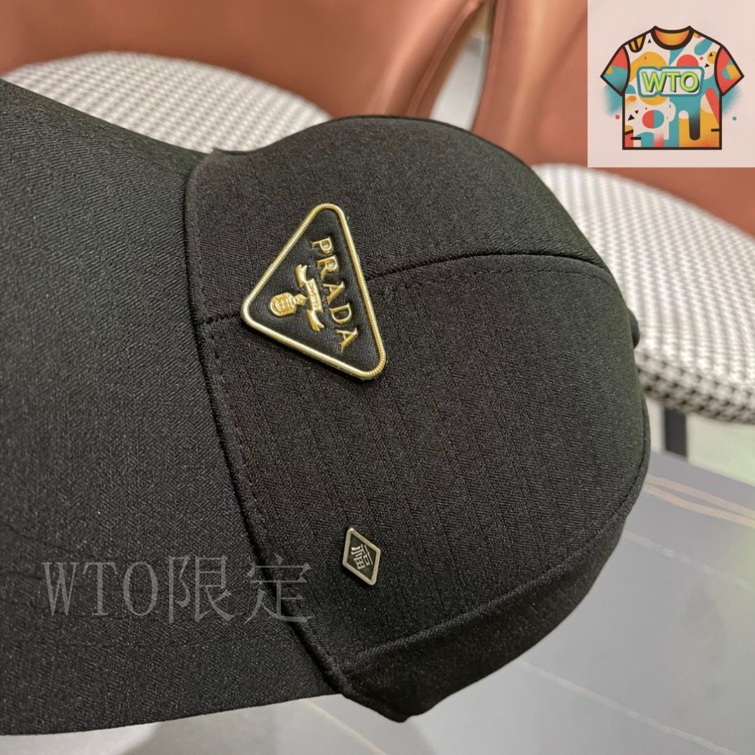 PRADA【入手困難】大人気★ ベースボールキャップ★全種 全色 ネイビー デニム ベースボールキャップ | PRADA
