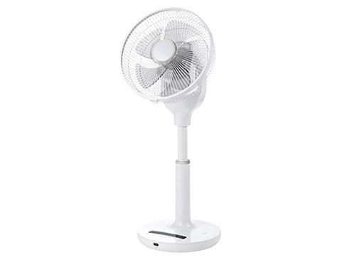 4営業日で発送 LFT2523WH 音声操作 DCリビングファン 真上まで向く THREEUP ホワイト LFT2523 DCモーター搭載 リモコン付き