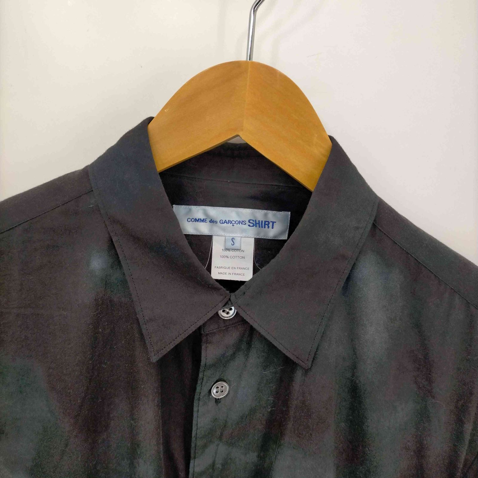 コムデギャルソンシャツ COMME des GARCONS SHIRT 22SS 袖ドッキング コットン ロングシャツ メンズ JPN：S 