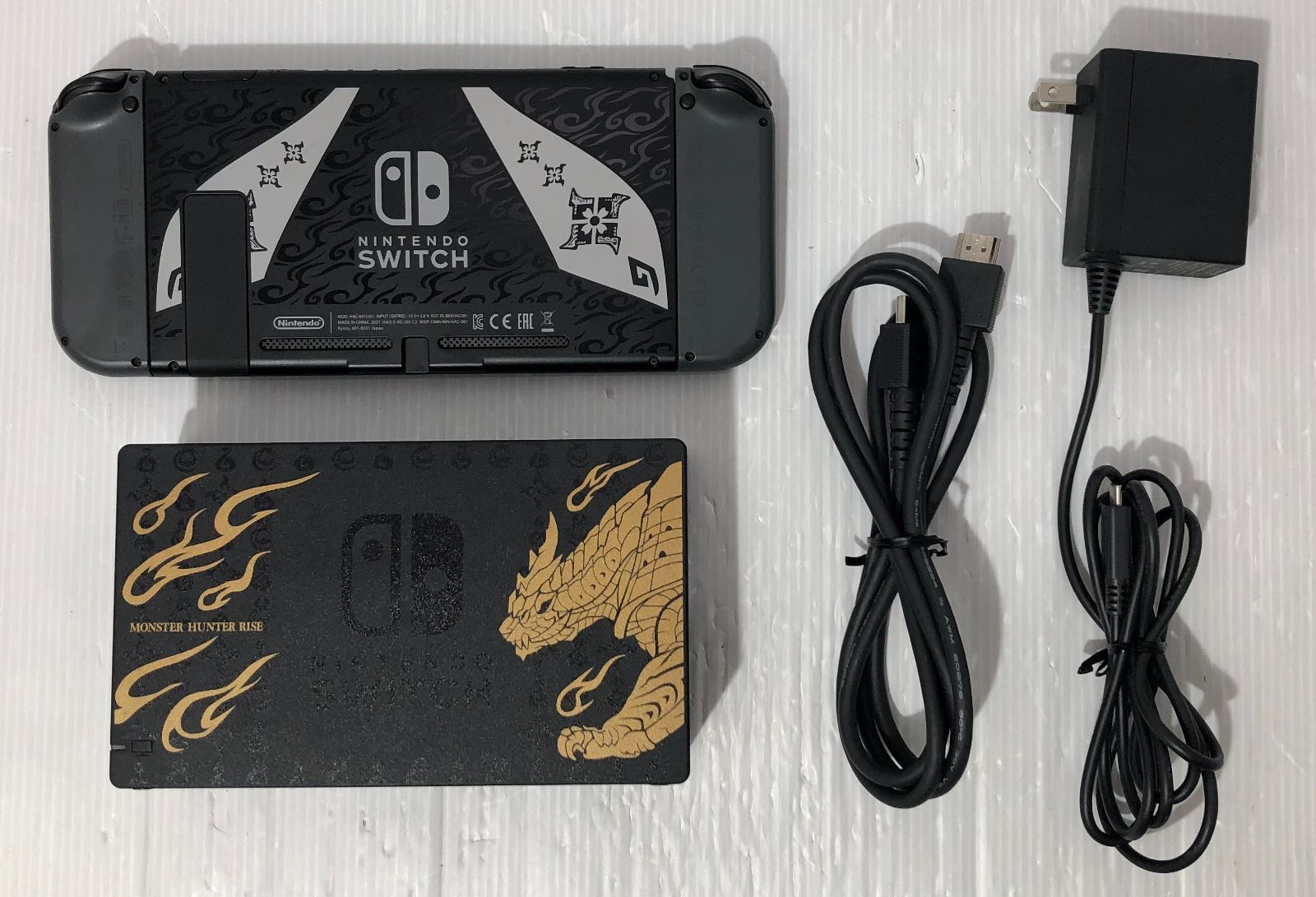 品 Nintendo Switch モンスターハンターライズ スペシャルエディション 箱無し Joy-Conのみ通常版 2021年製 モンハン