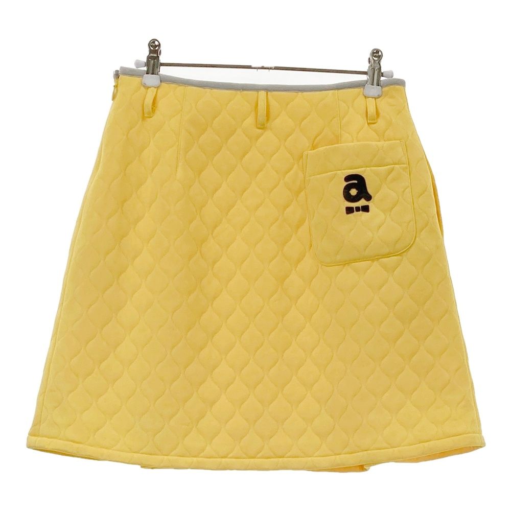 サイズ 38 ARCHIVIO アルチビオ サンプル品 裏地付きスカート イエロー系 241003000320 ゴルフウェア レディース ストスト