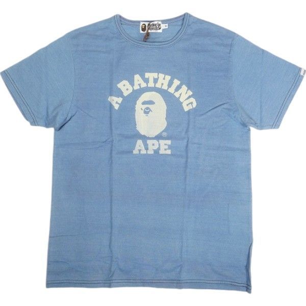 Size【M】 A BATHING APE ア ベイシング エイプ College Tee Blue Tシャツ 青 【新古品・未使用品】 20806507