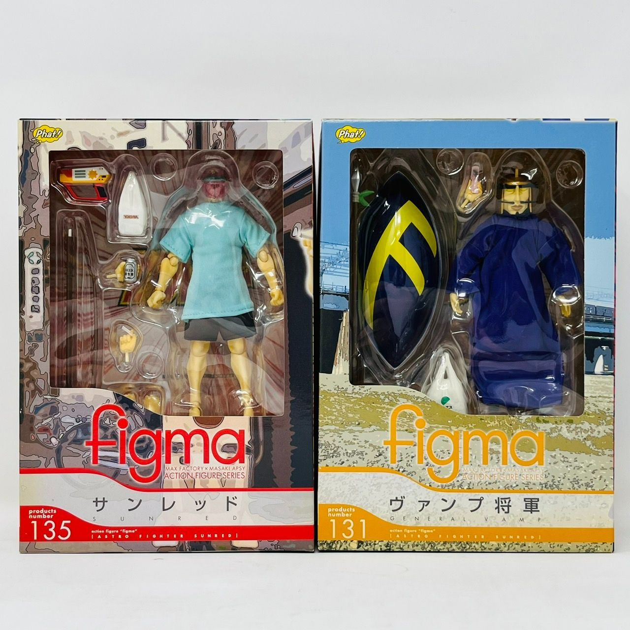 figma ワンレッド ヴァンプ将軍 2体 セット フィギュア / Phat! 天体