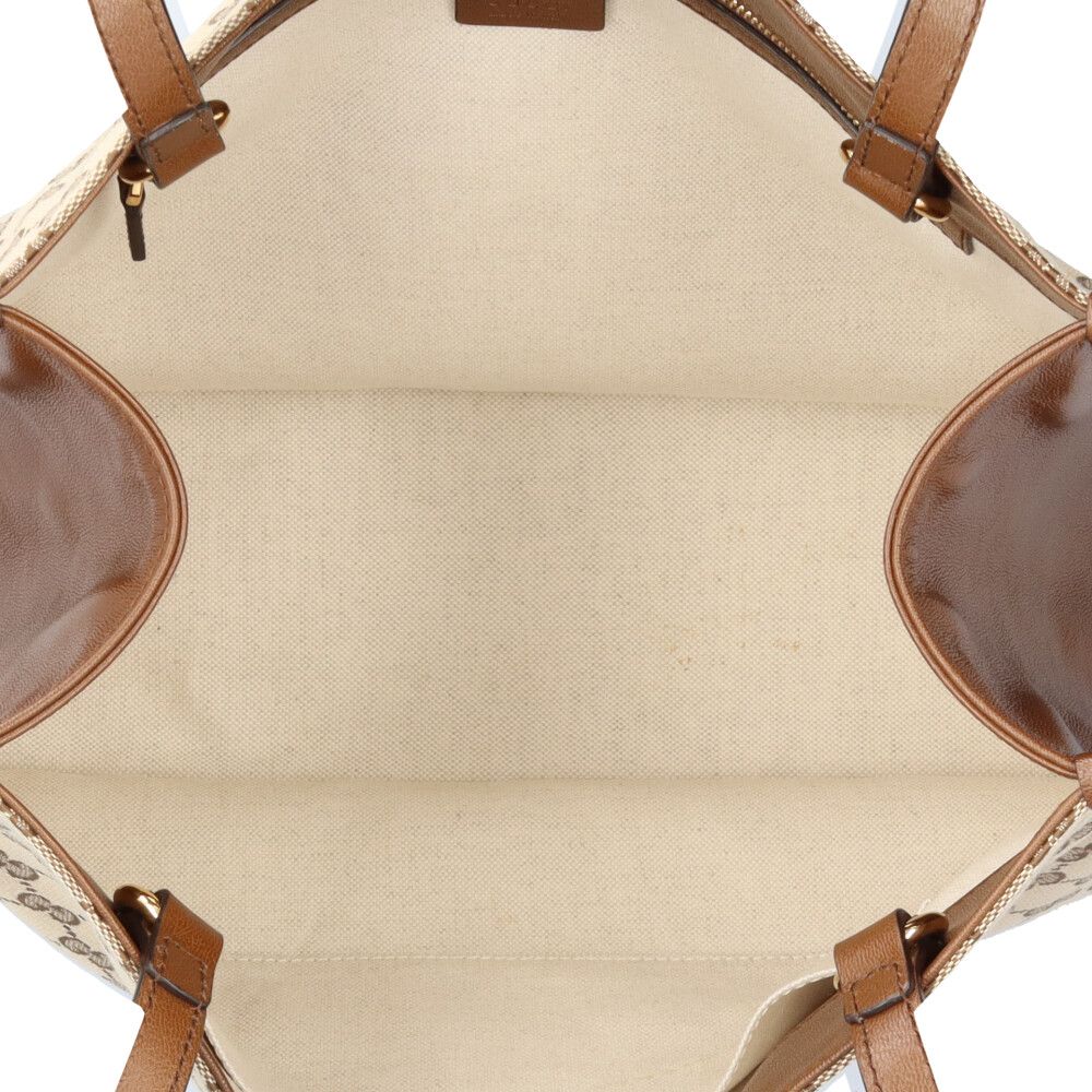 グッチ ホースビット トートバッグ GGキャンバス 623694 ベージュ ユニ