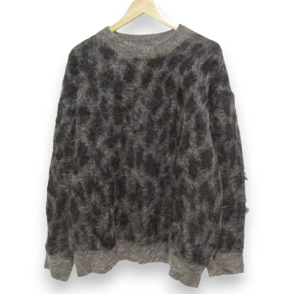 ジュンヤワタナベコムデギャルソン ウールシャギーラメニット 美品 22AW JUNYA WATANABE COMME des GARCONS ジュンヤワタナベ
