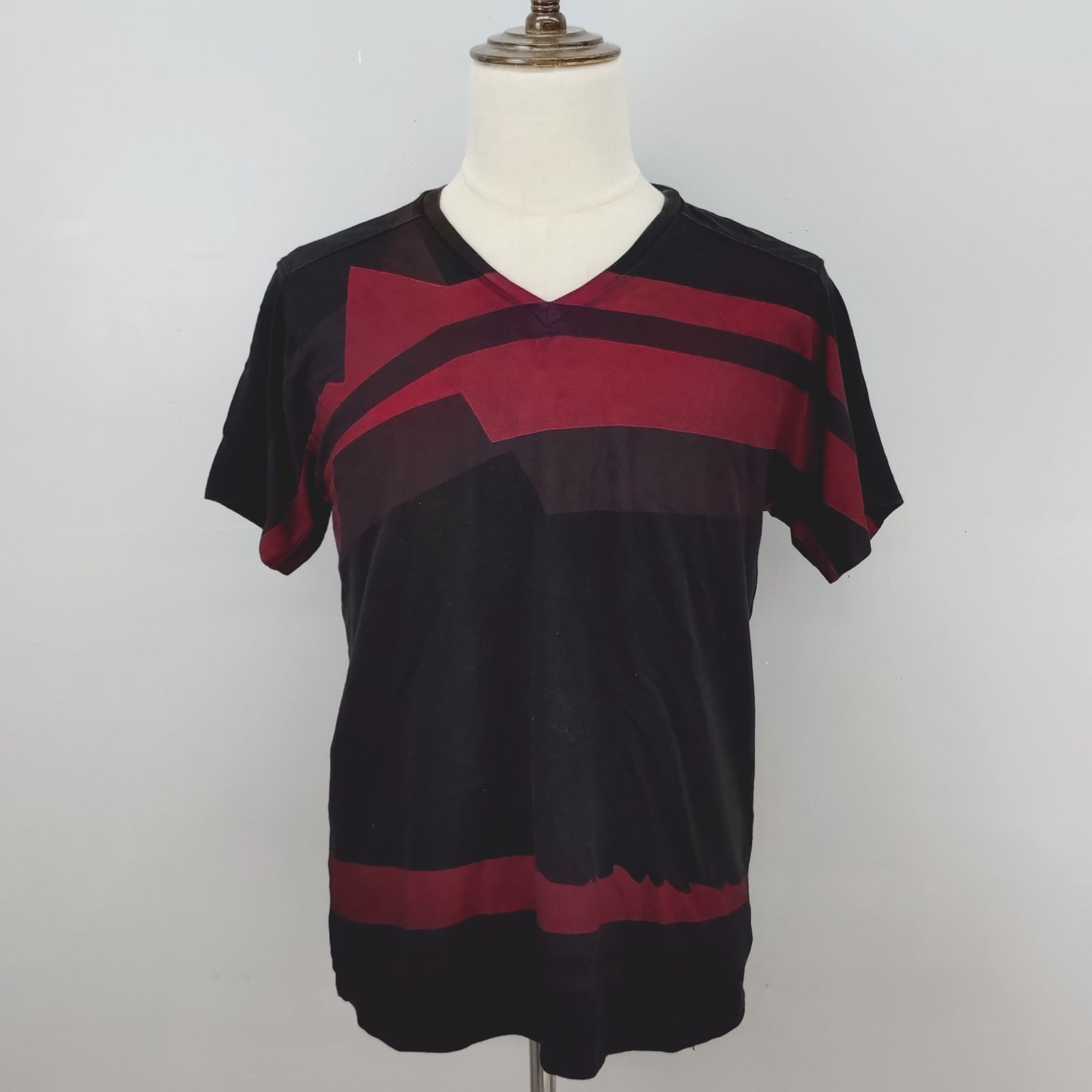 MARITHE FRANCOIS GIRBAUD L サイズ Tシャツ ブラック コットン100 