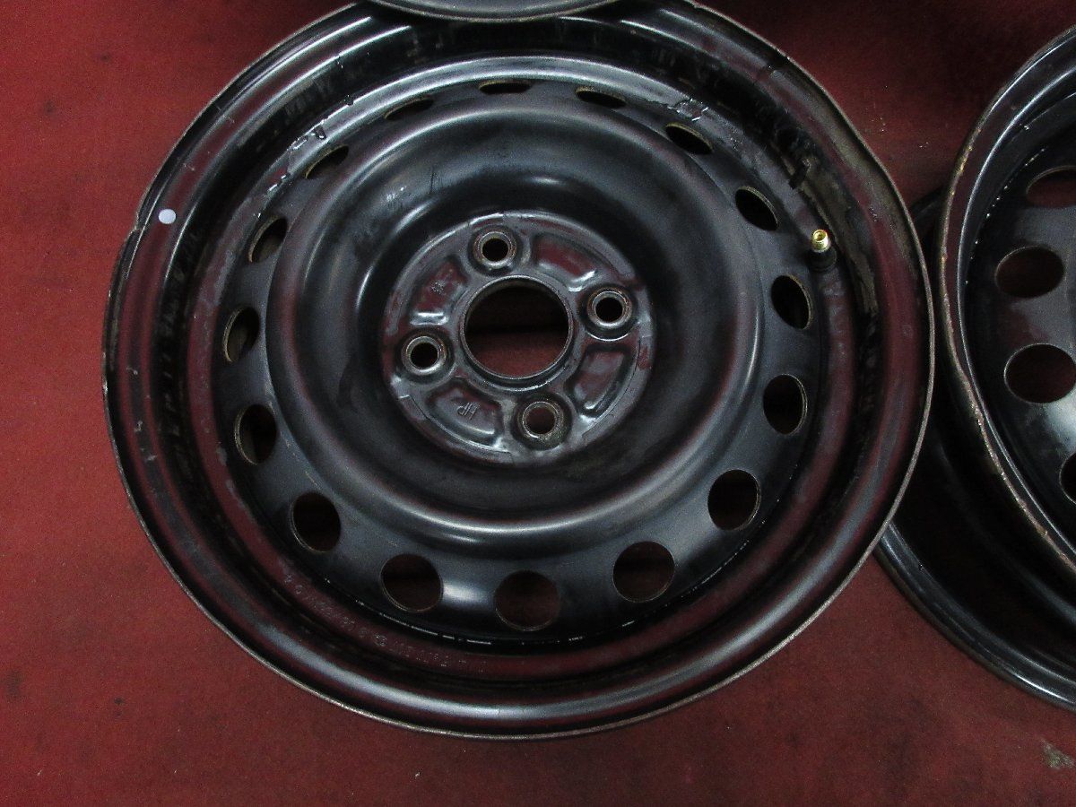 スチール ホイール 4本 トヨタ シエンタ 純正 14×5.5J 4穴100 +