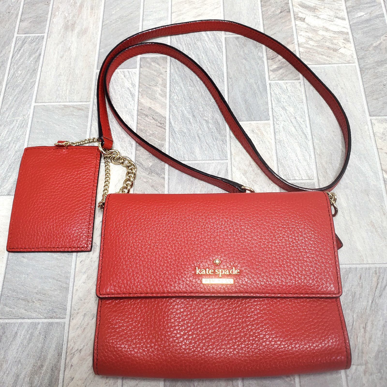 新品希少 Kate spade newyork チェーンショルダーバック - メルカリ