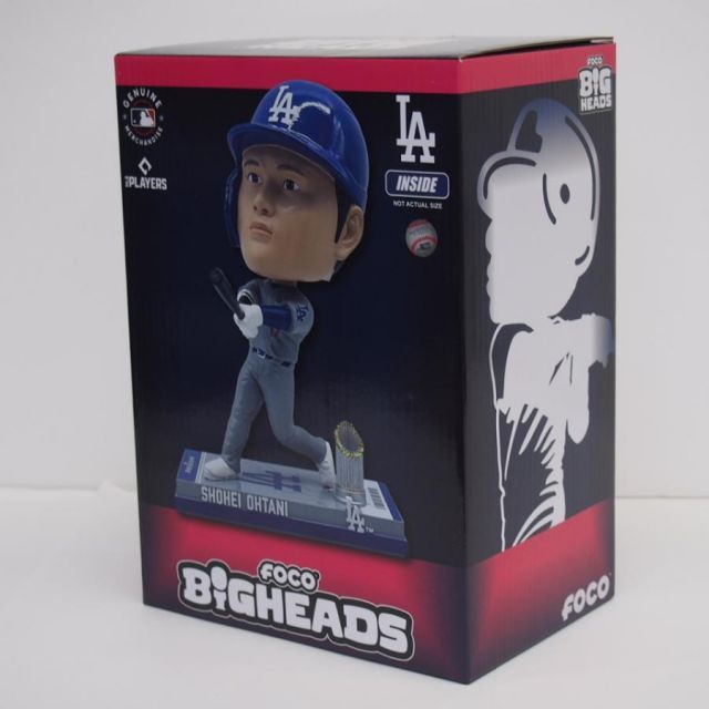 foco BIGHEADS 7000個生産品 大谷翔平 ワールドシリーズ優勝記念 ボブルヘッド フィギュア ∴WS2323