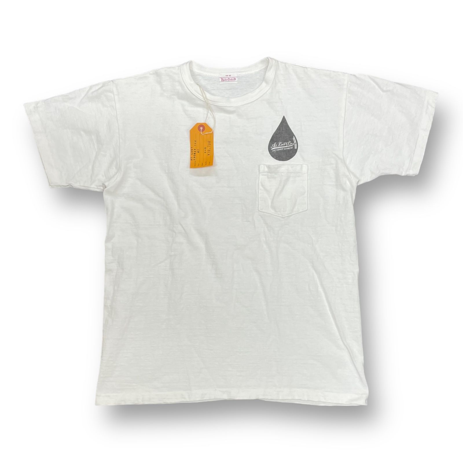 美品 AT LAST ＆ CO BUTCHER PRODUCTS PRINT POCKET TEE S/S プリント ...