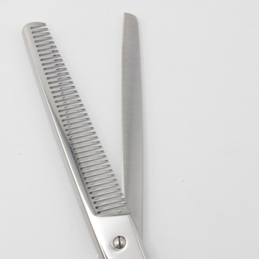【美品】ヒカリ セニングシザー 724 美品】光シザー THINNING 724 セニング 6インチ オフセットハンドル 40