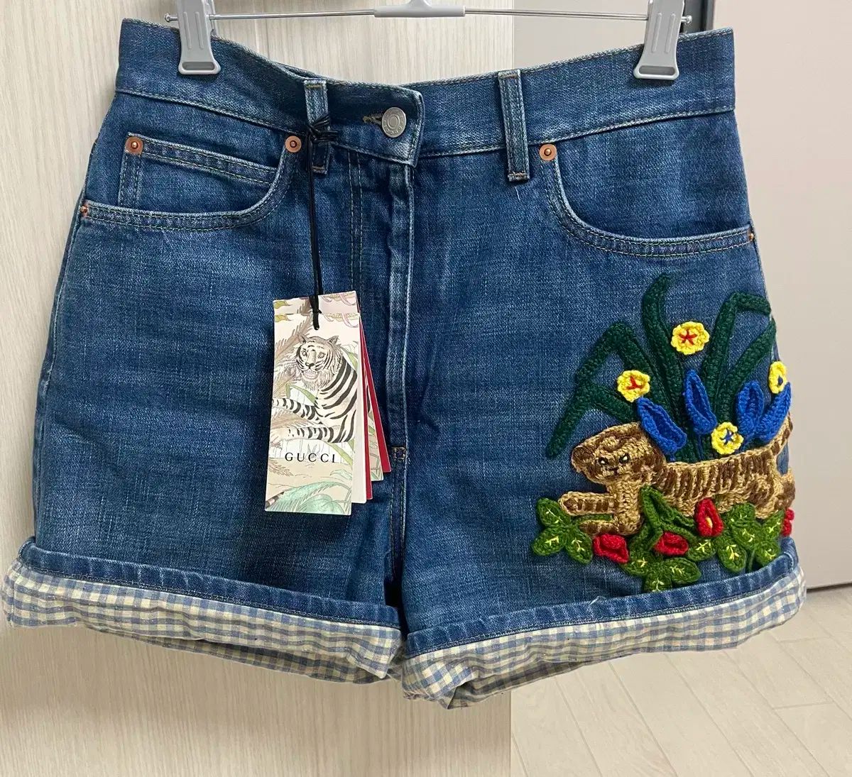 グッチデニムショーツ