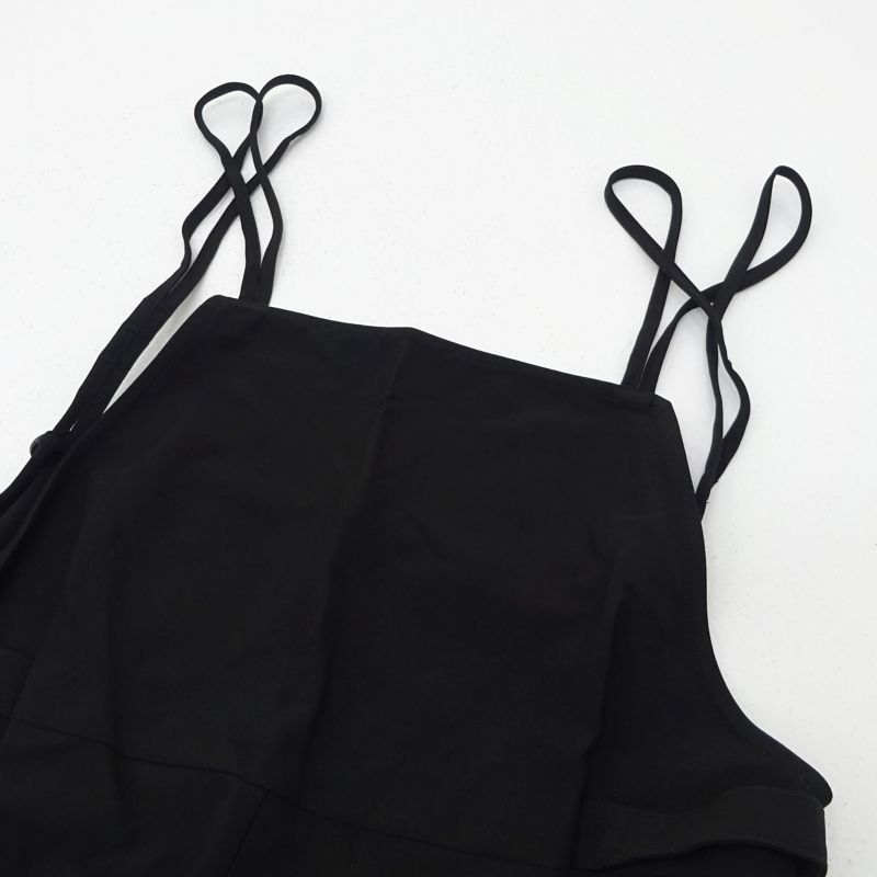最終お値下げ　未使用　トゥモローランド ブラック　サロペット 三重店】ok.soon｜オクスン サロペット ブラック【111-B318