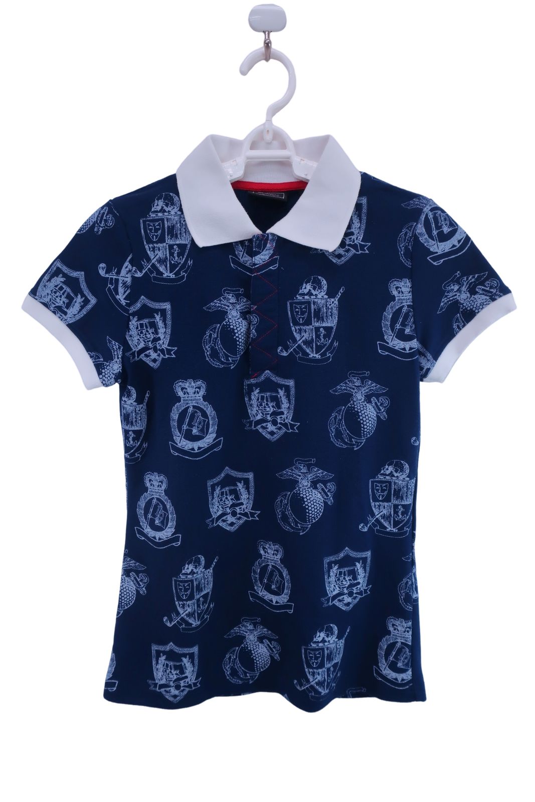 美品】RUSSELUNO(ラッセルノ) ポロシャツ ネイビー レディース 1