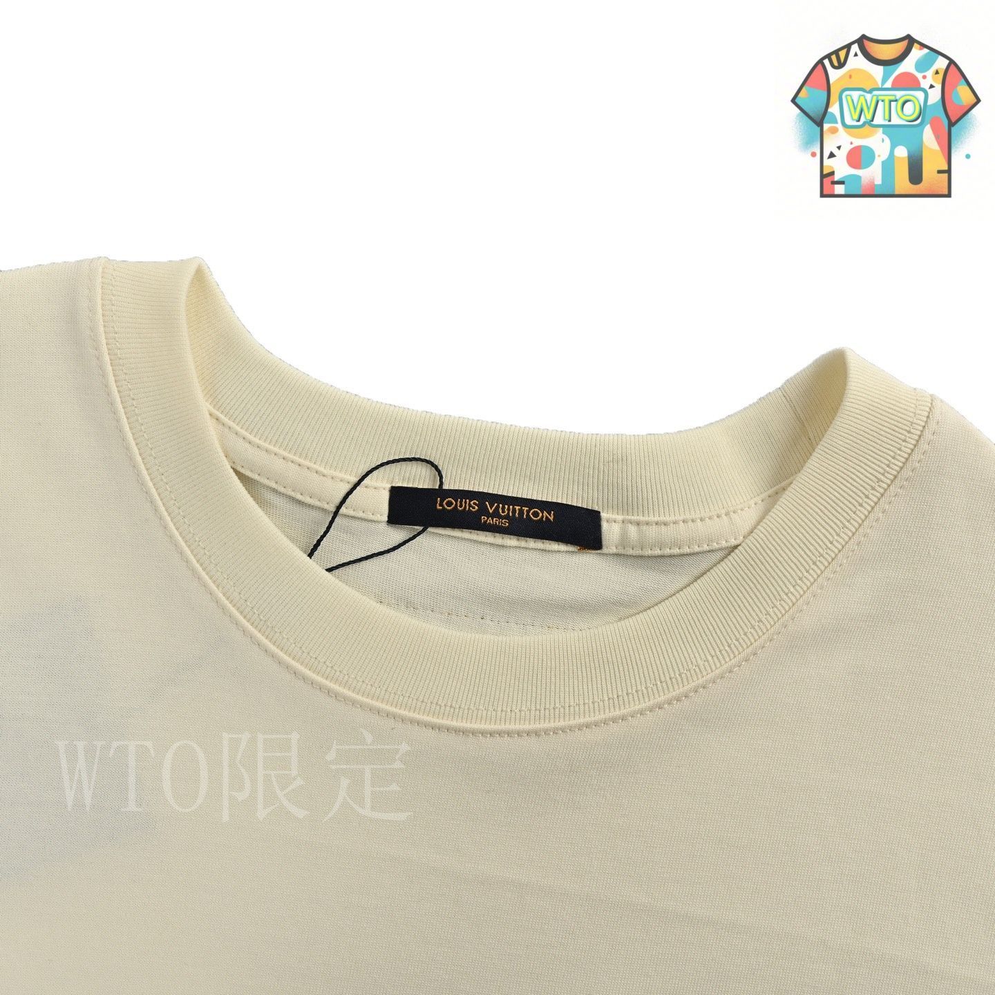 今日特価】Louis Vuitton 25ss ポケットレザーロゴ T シャツ-3