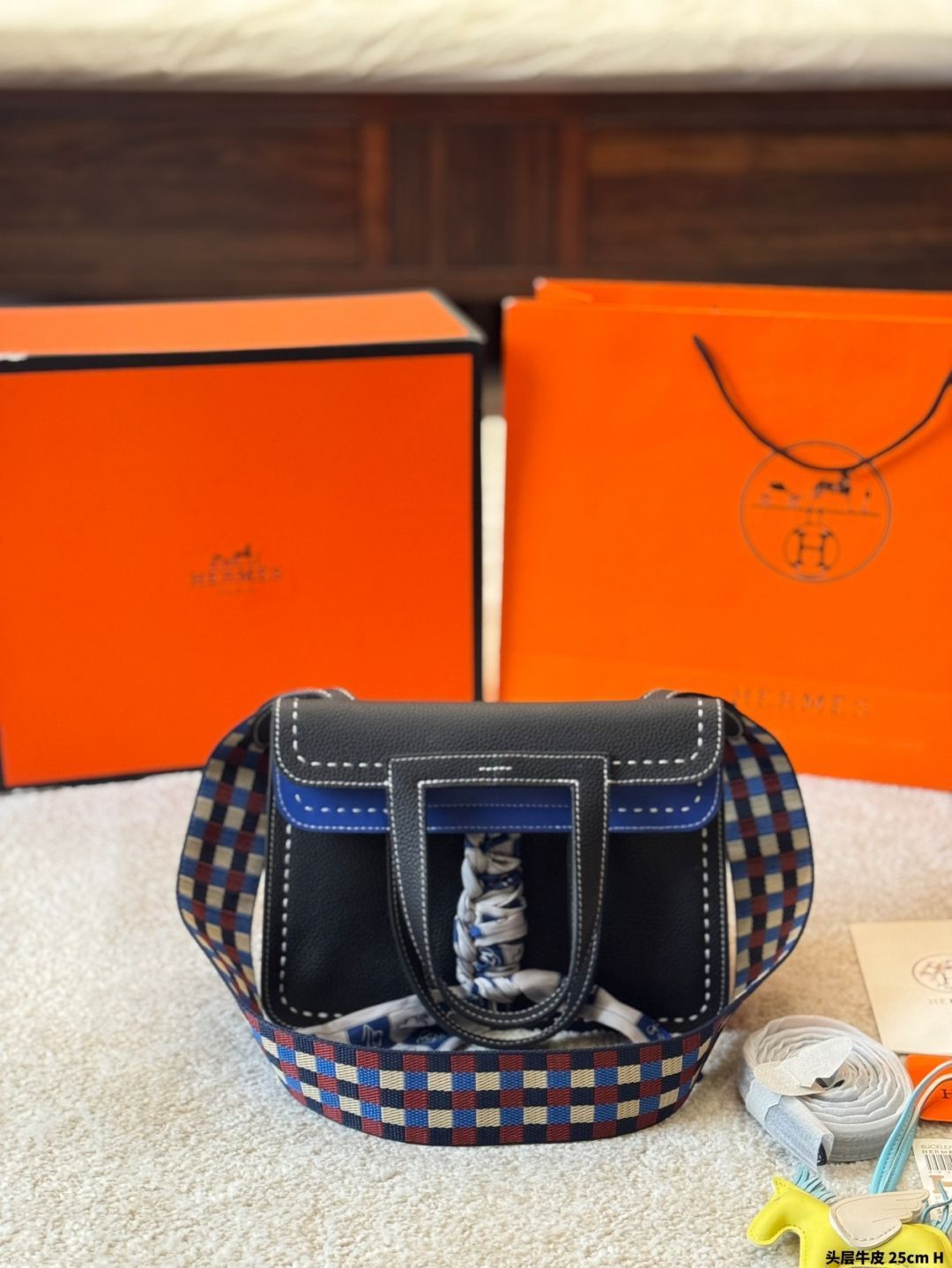 今日特価】Herm?s Halzan バッグ 25cm-WTO輸入 - メルカリ