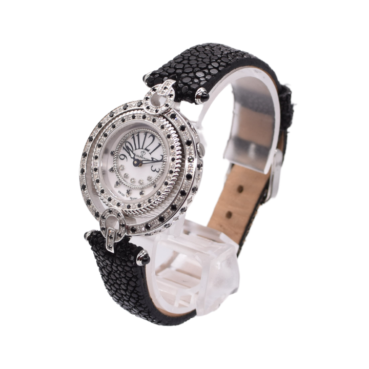 腕時計 BIJOU MONTRE クォーツ 7310T ダイヤモンド 稼動品-