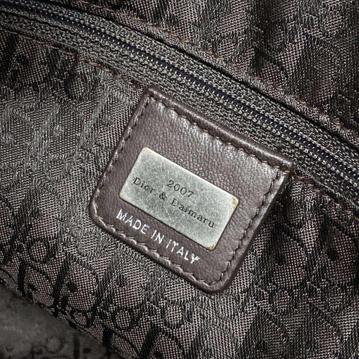2007 Dior-Daimaruコラボ|クロコ型押し加工