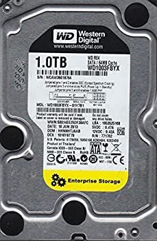 【中古-非常に良い】 wd1003fbyx-01y7b1 DCM hhnnhtjaab Western Digital 1tb SATA 3.5ハードドライブ