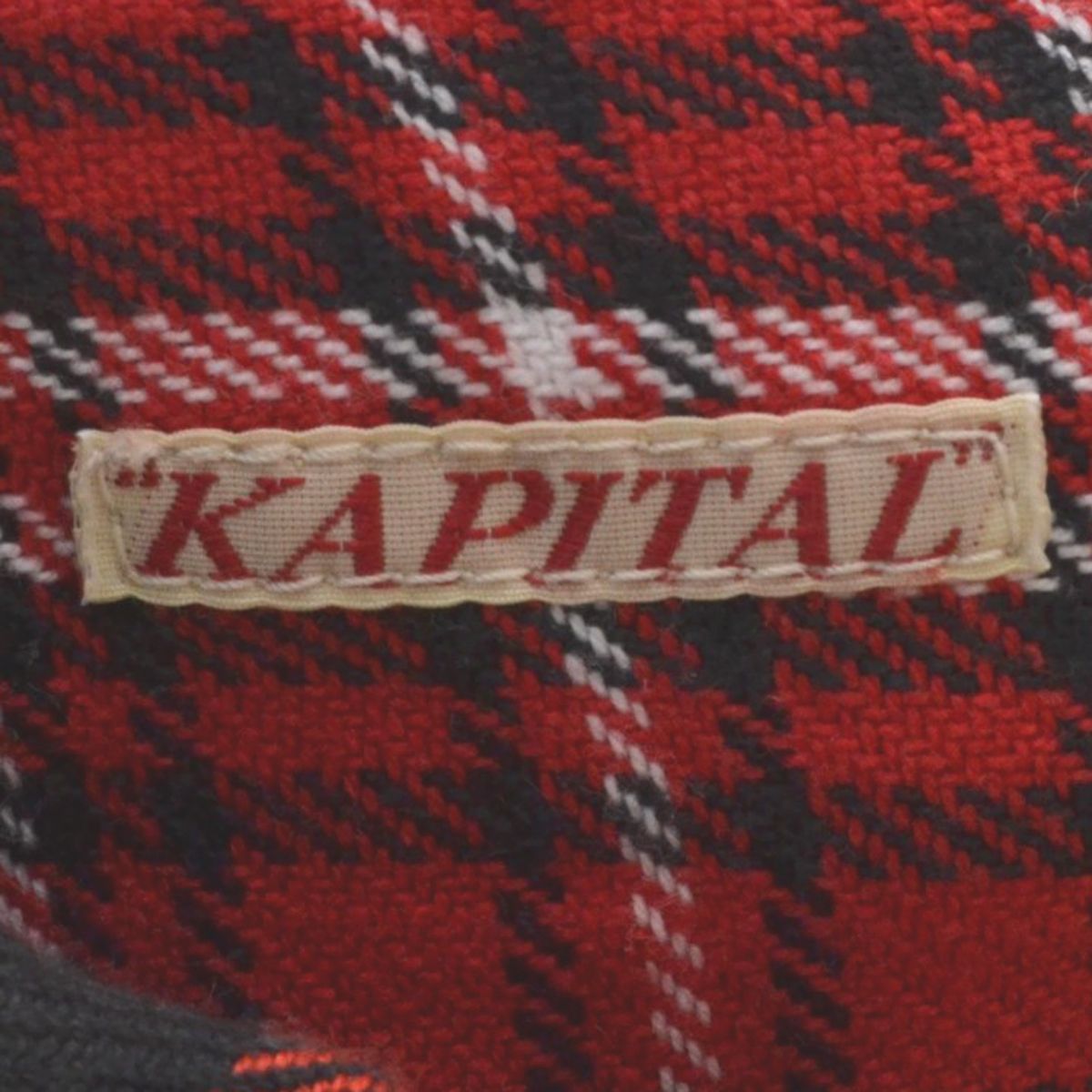 KAPITAL キャピタル パッチワーク チェックシャツ 長袖